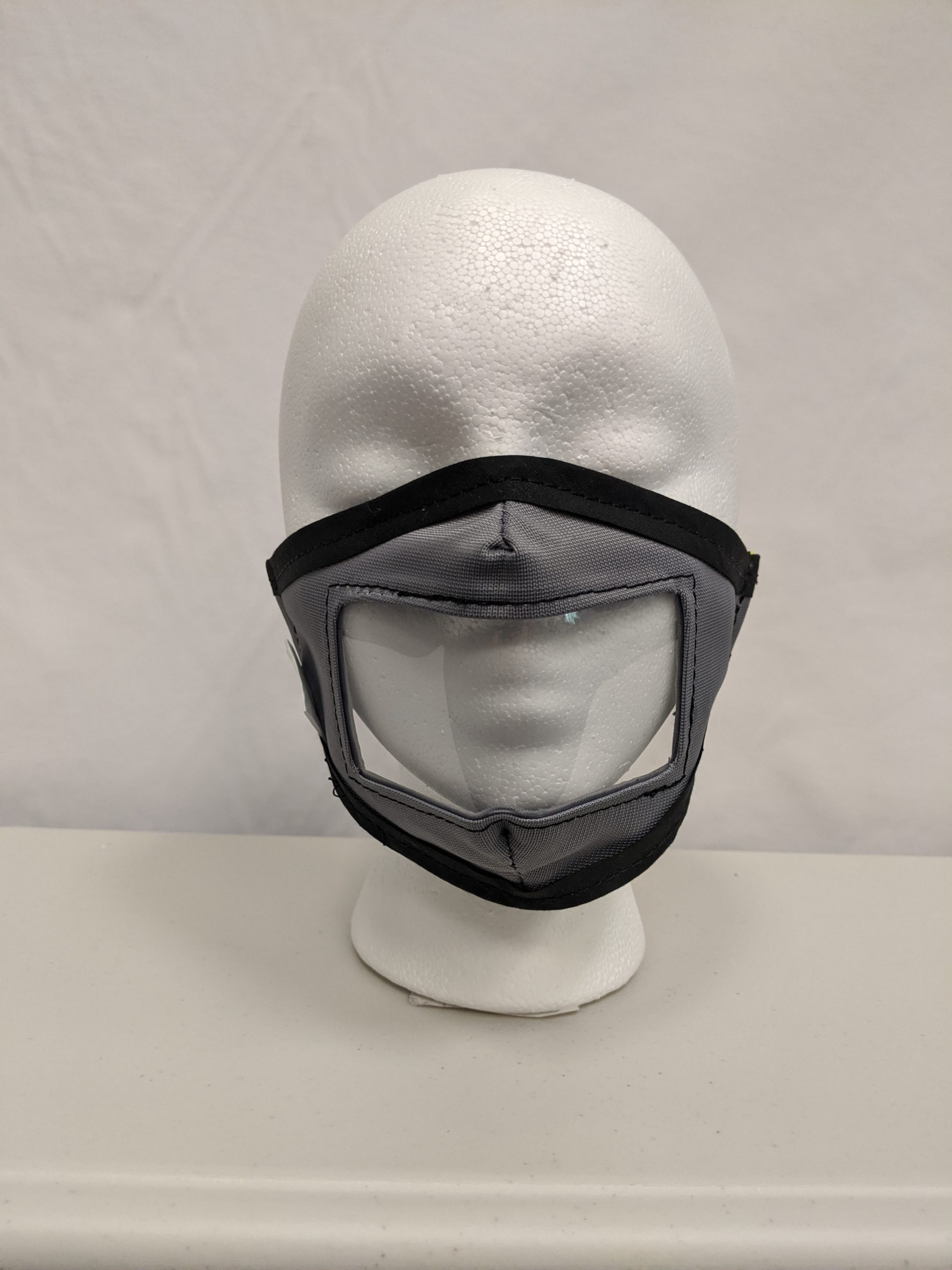 Clear Panel Face Mask with adjustable strap Abram's Nation